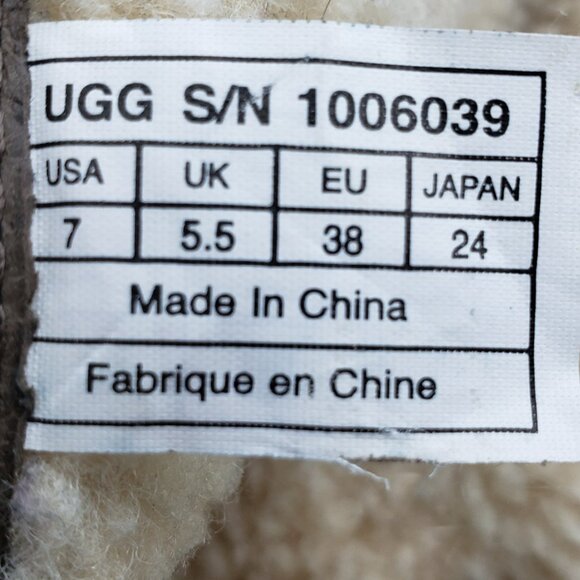 UGG Blayre II Boots 7 Womens Shearling Leather Buckle Strap Brown - Picture 10 of 12